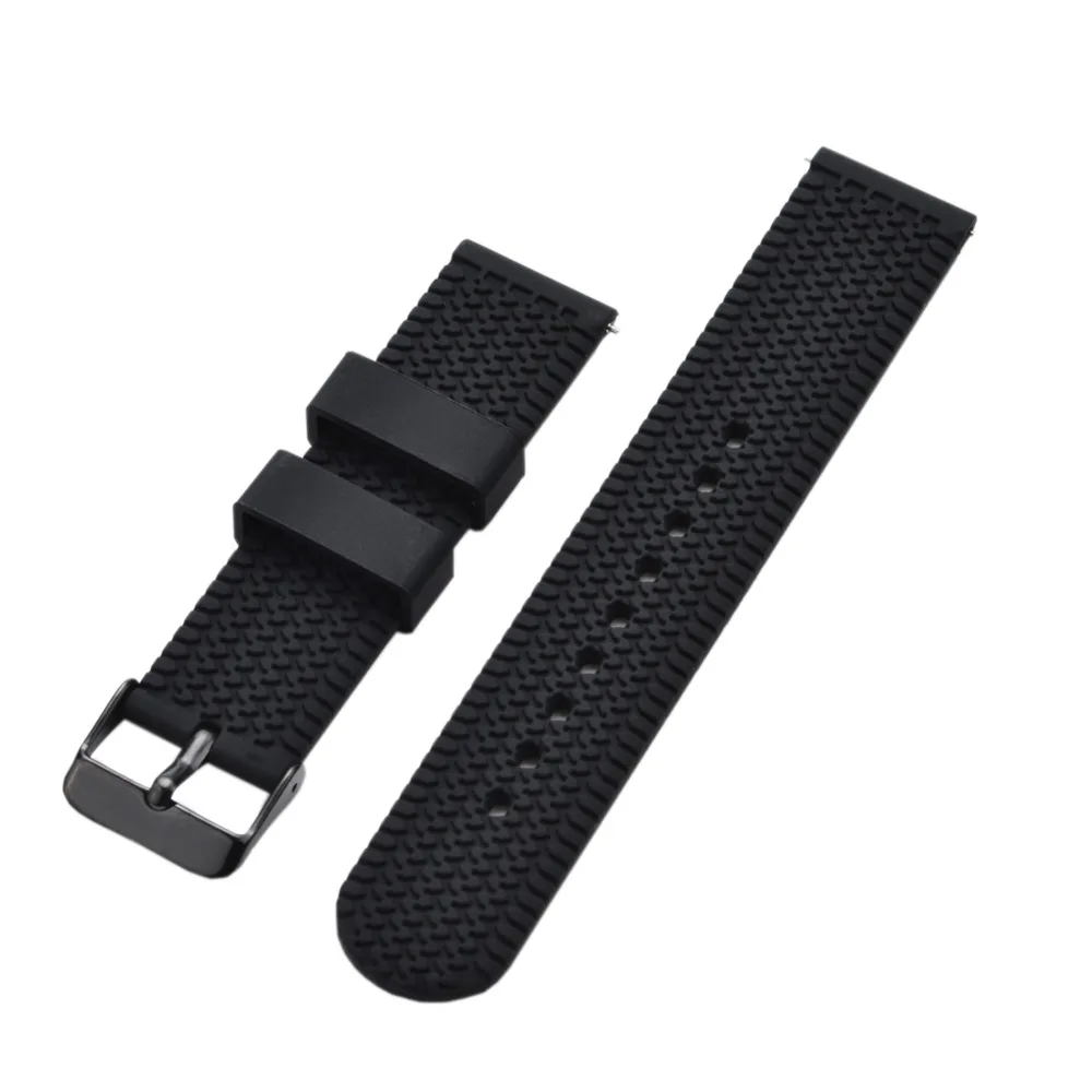 Ремешок Bemorcabo сменный для наручных часов мягкий силиконовый быстросъемный