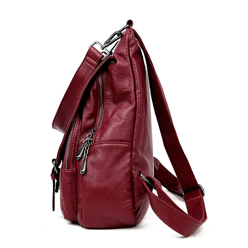 Женские кожаные рюкзаки Женская дорожная сумка на плечо рюкзак высокого