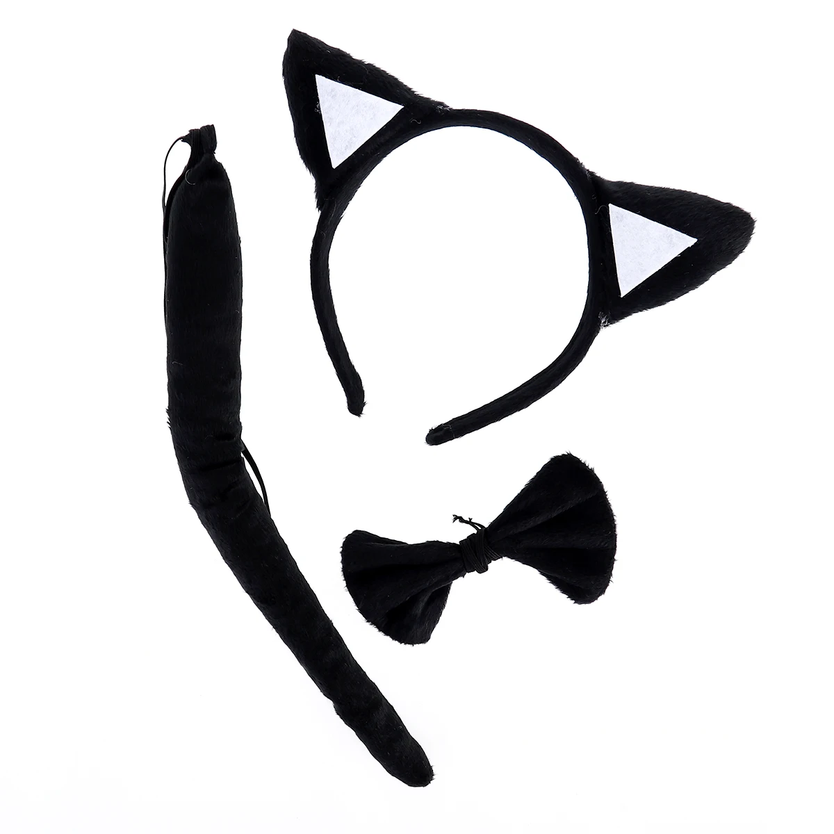 3 шт./компл. детская Милая повязка на голову с кошачьими ушками галстук бабочка и