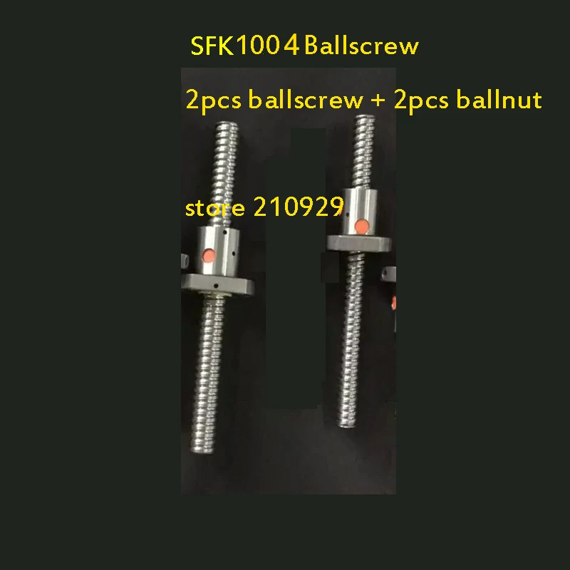 SFK1004 2 комплекта длина = 600/600 мм шариковый винт|Линейные направляющие| |