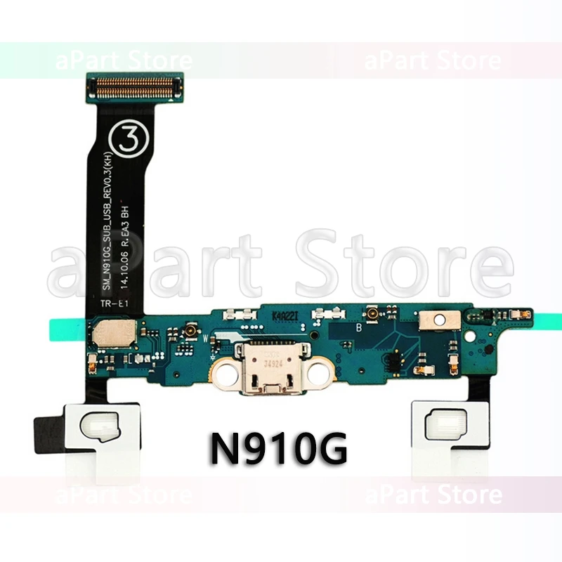 Usb-порт для зарядки док-станции гибкий кабель Samsung Galaxy Note 4 N9100 N910K N910L N910C N910S Замена |