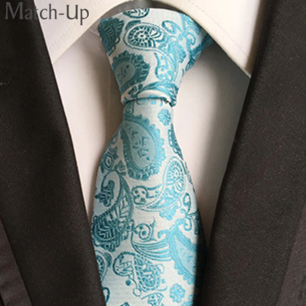 Новинка 2016 классический мужской галстук из полиэстера с узором пейсли в виде