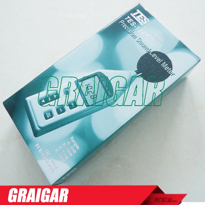 Миниатюрный портативный цифровой измеритель уровня звука TES 1357|level meter|levellevel digital |