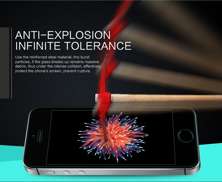 Оригинальное стекло Nillkin для iphone 5 5s se Amazing H + нанометр защита от взрыва закаленное