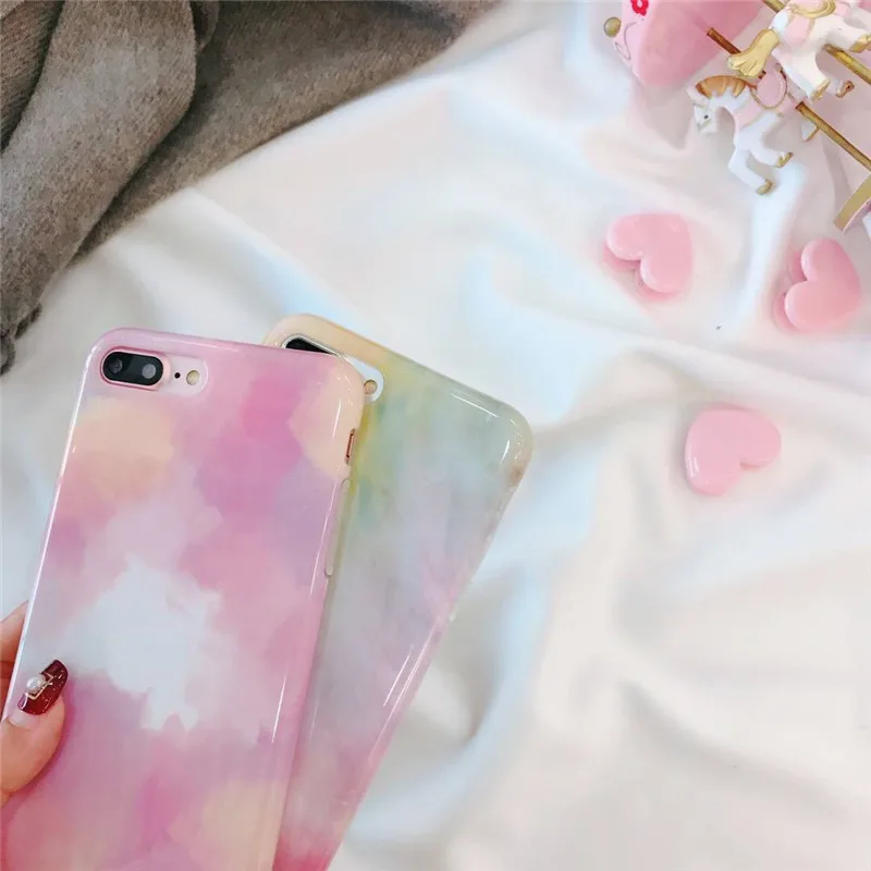 Роскошные Мрамор чехол для iPhone X 6 XS S 7 8 XR MAX Чехол Мягкий ТПУ IPhone7 Plus | Мобильные