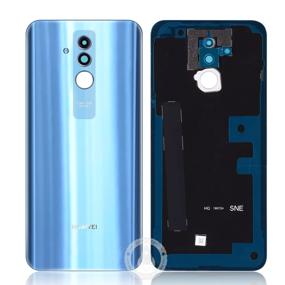 Задний корпус для huawei mate 20 Lite задняя крышка стеклянная панель с объективом камеры запасные части