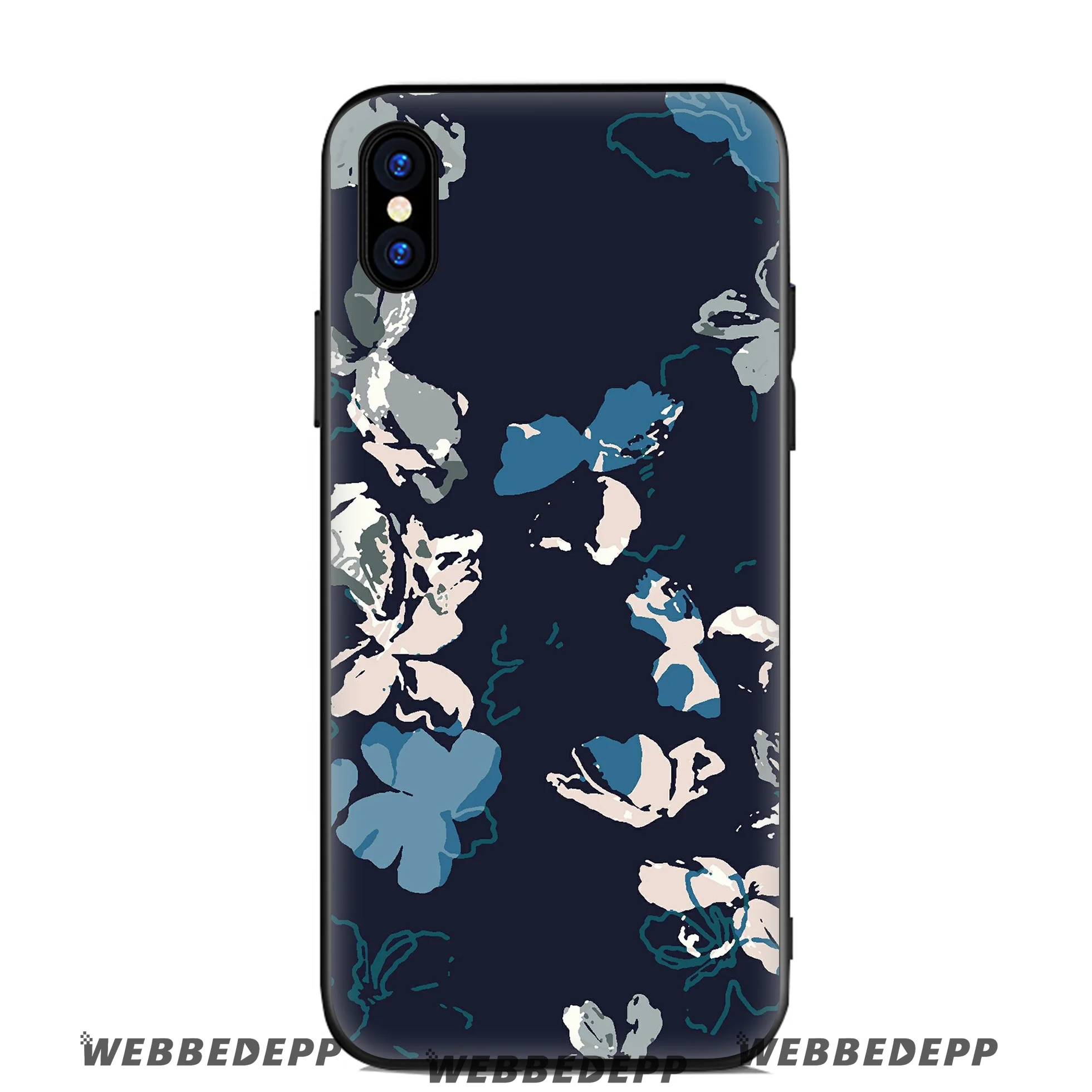 WEBBEDEPP зонтик для лица простой мягкий силиконовый чехол Apple iPhone 11 Pro Xr Xs Max X или 10 8 7 6