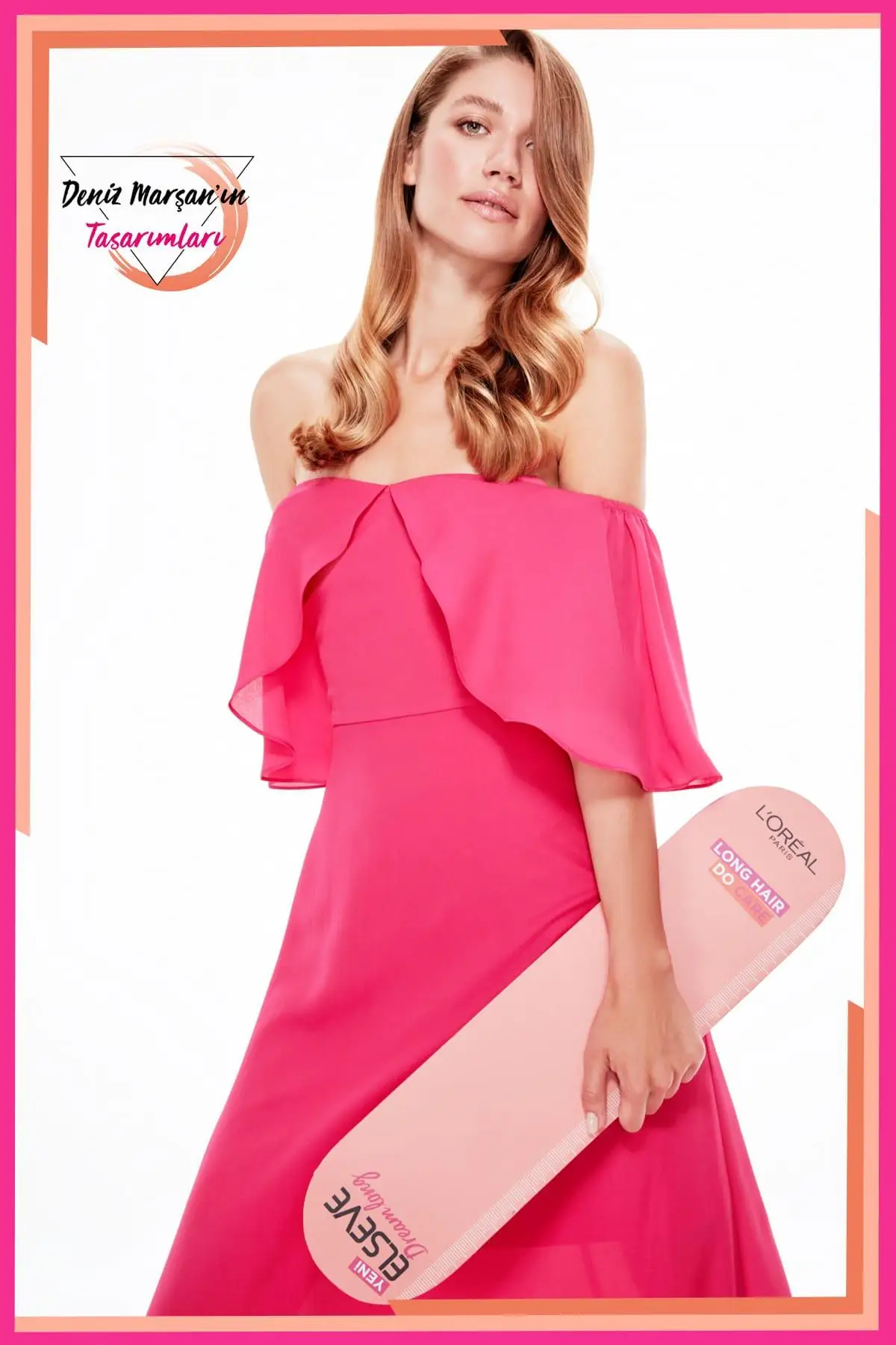 Trendyol фуксия Узорчатое платье TWOAW20EL0247|Женские платья| |