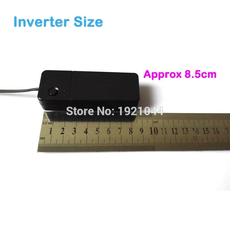 Новый инвертор для электролюминесцентного провода 3 в с питанием от 2 батареек AA