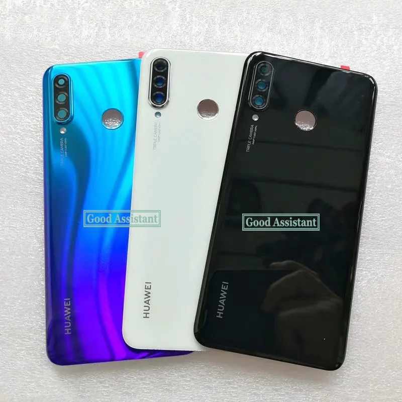 Оригинальный 6 1 дюймовый для Huawei P30 Lite / Nova 4E MAR LX1 L01 L21 L22 стеклянная задняя крышка
