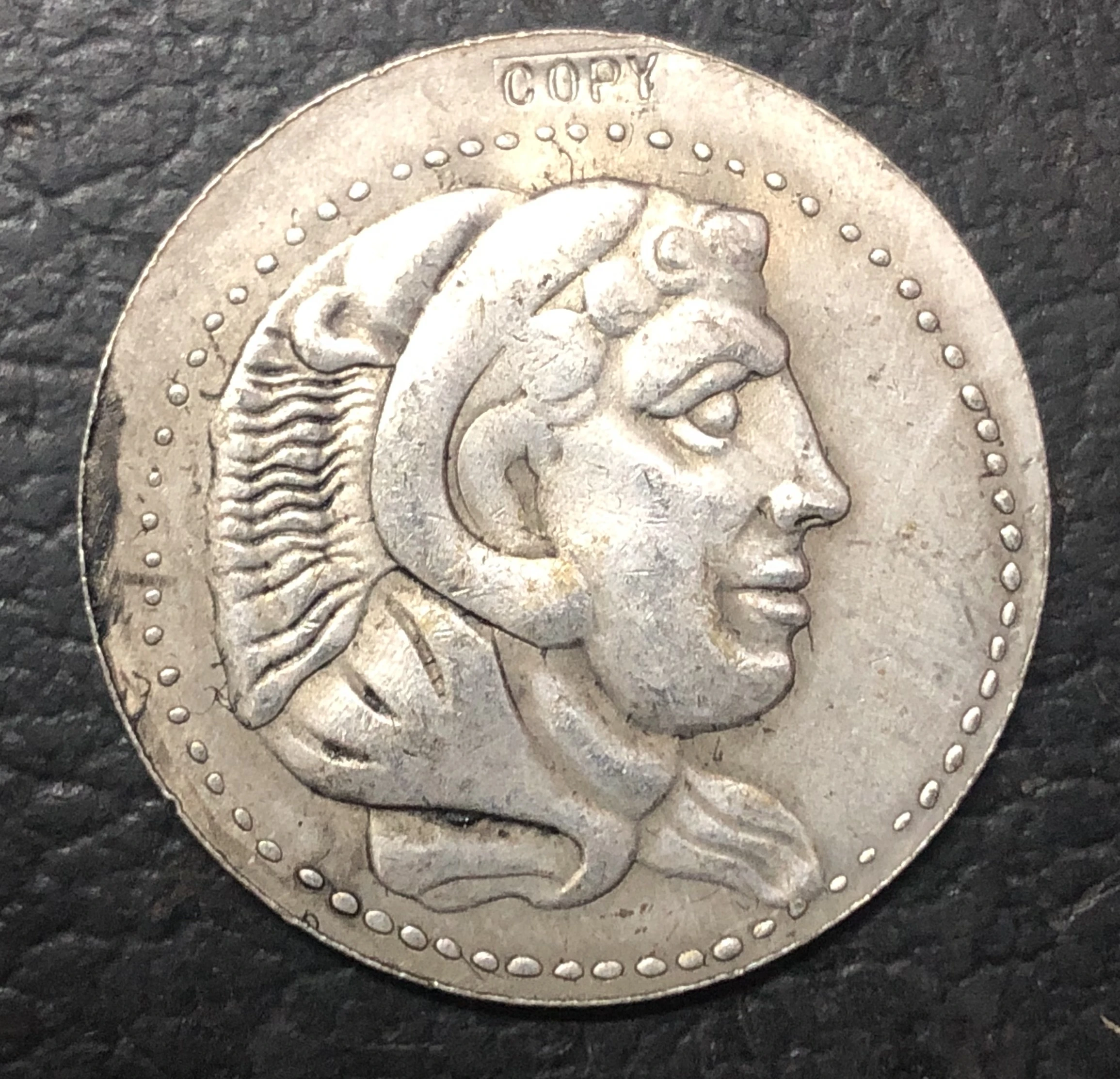 Великая Серебряная tetrakrachm старинная монета Королевства македон Монтана III|silver mint