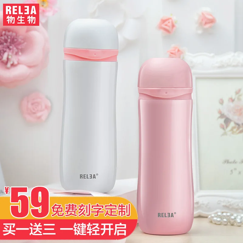 Термос из нержавеющей стали 330 мл двухслойный без БФА|thermal flask|coffee water bottlestainless steel