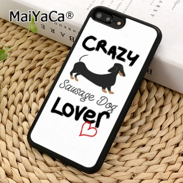 MaiYaCa мультфильм такса сосиска собака чехол для телефона iPhone 11 12 Pro 6 7 8 X XR XS max Samsung