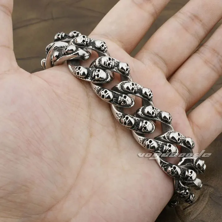 Мужской браслет в стиле панк из нержавеющей стали 316L|bracelet tassel|bracelet crystalsteel shank |