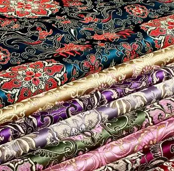 Платье из парчи для костюма 75 см * 100 детская одежда от кутюр цветы кимоно ткань