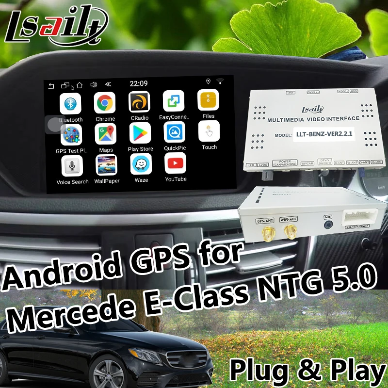 Android 6 0 GPS навигатор видео интерфейс для 2015 2018 Mercedes E Class B GLC GLE GLA с WIFI Mirrorlink APP и т.