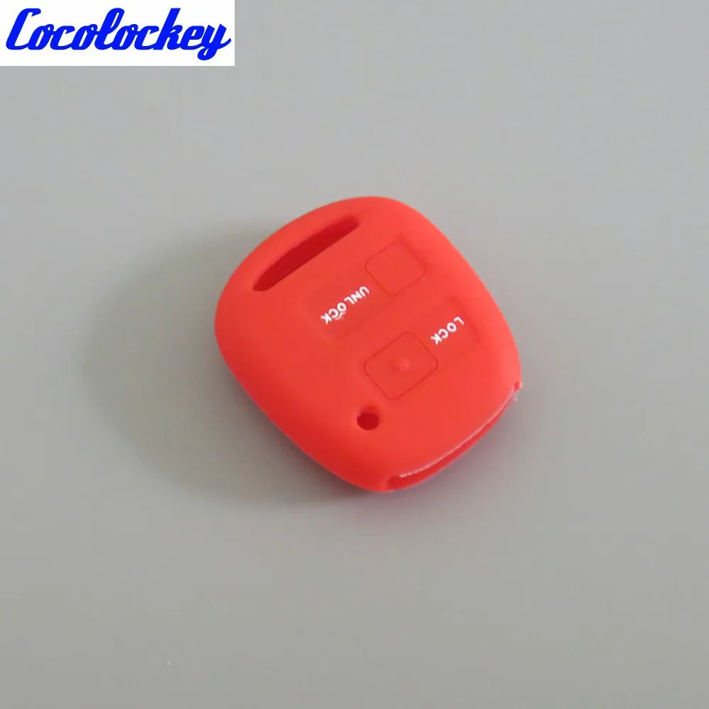 Cocolockey силиконовый чехол для ключей TOYOTA CAMRY CELICA PRIUS YARIS RAV4 COROLLA без логотипа|fob