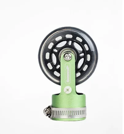 Green Brompton складной велосипед легко толкающее колесо Da-Hon Велосипедное раздвижное колесо сиденье пост помощь маленькое колесо складной велосипед портативная часть - Цвет: Green