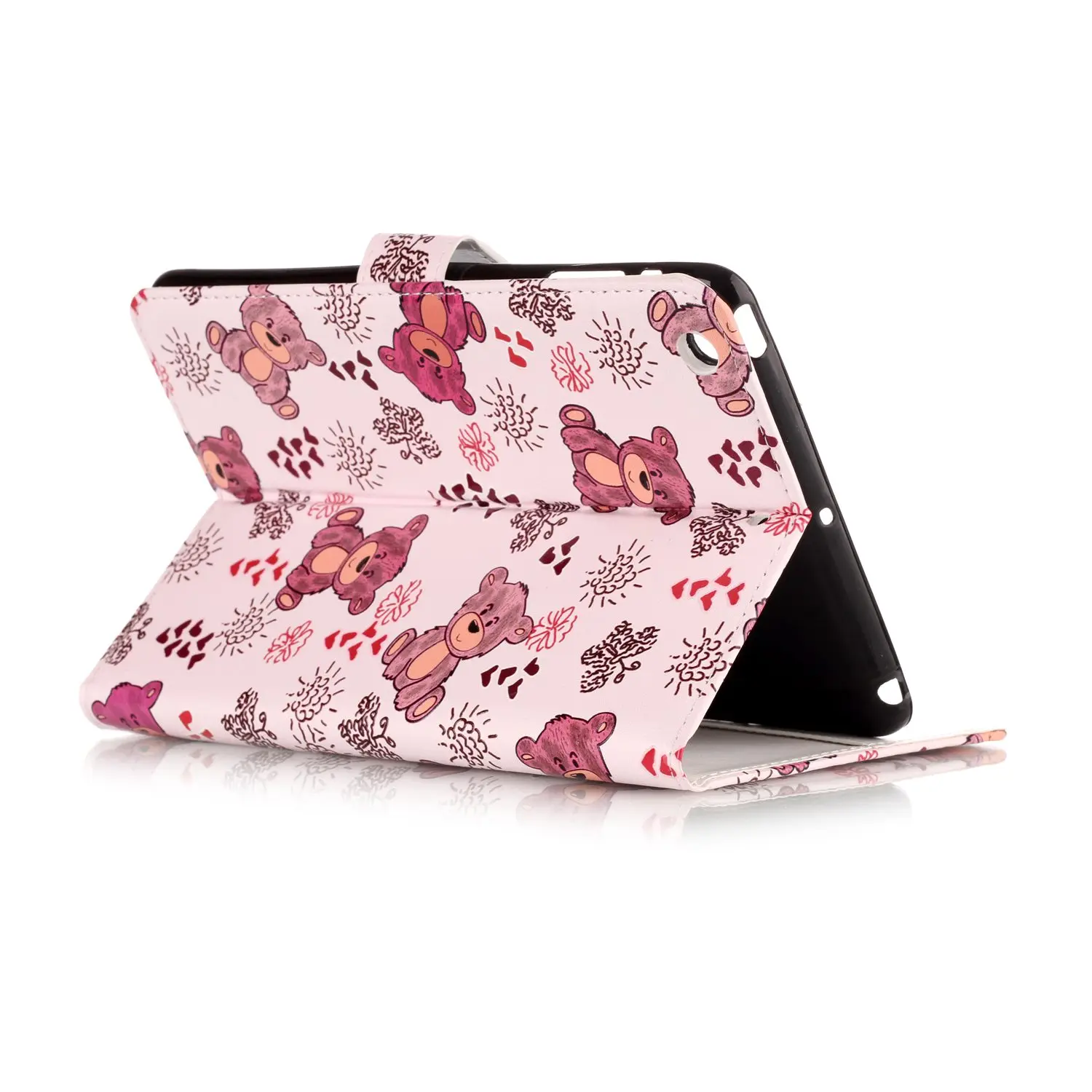 Чехол для Apple iPad Mini 1 2 3 флип-чехол из искусственной кожи с рисунком волка панды