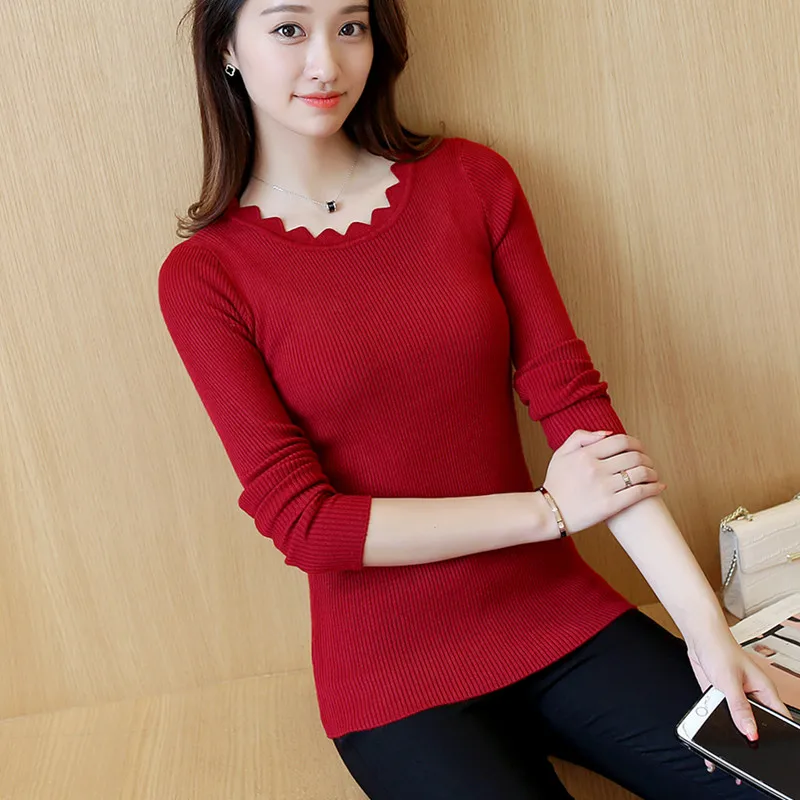 2019 New Spring Autumn Winter Knitted Sweater Coat Women Tricot Sweaters and Pullovers Female Fashion Jumper Pull Femme | Женская одежда