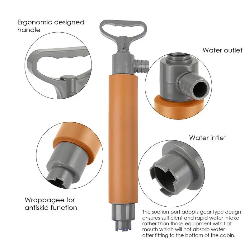 Каяк ручной насос плавающий льяльных вод Аксессуары для каноэ каяк