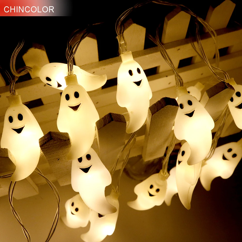 3 4 м привидение праздничный свет s светильник ная гирлянда Хэллоуин 20 светодиодов