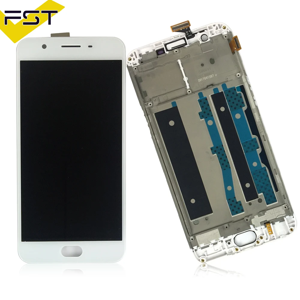Белый 5 дюймовый ЖК дисплей для OPPO F1s A59 A1601 кодирующий преобразователь сенсорного