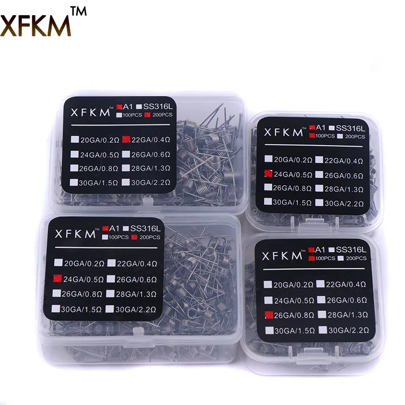 

Нагревательная проволока XFKM, 100/200 шт., для электронных сигарет