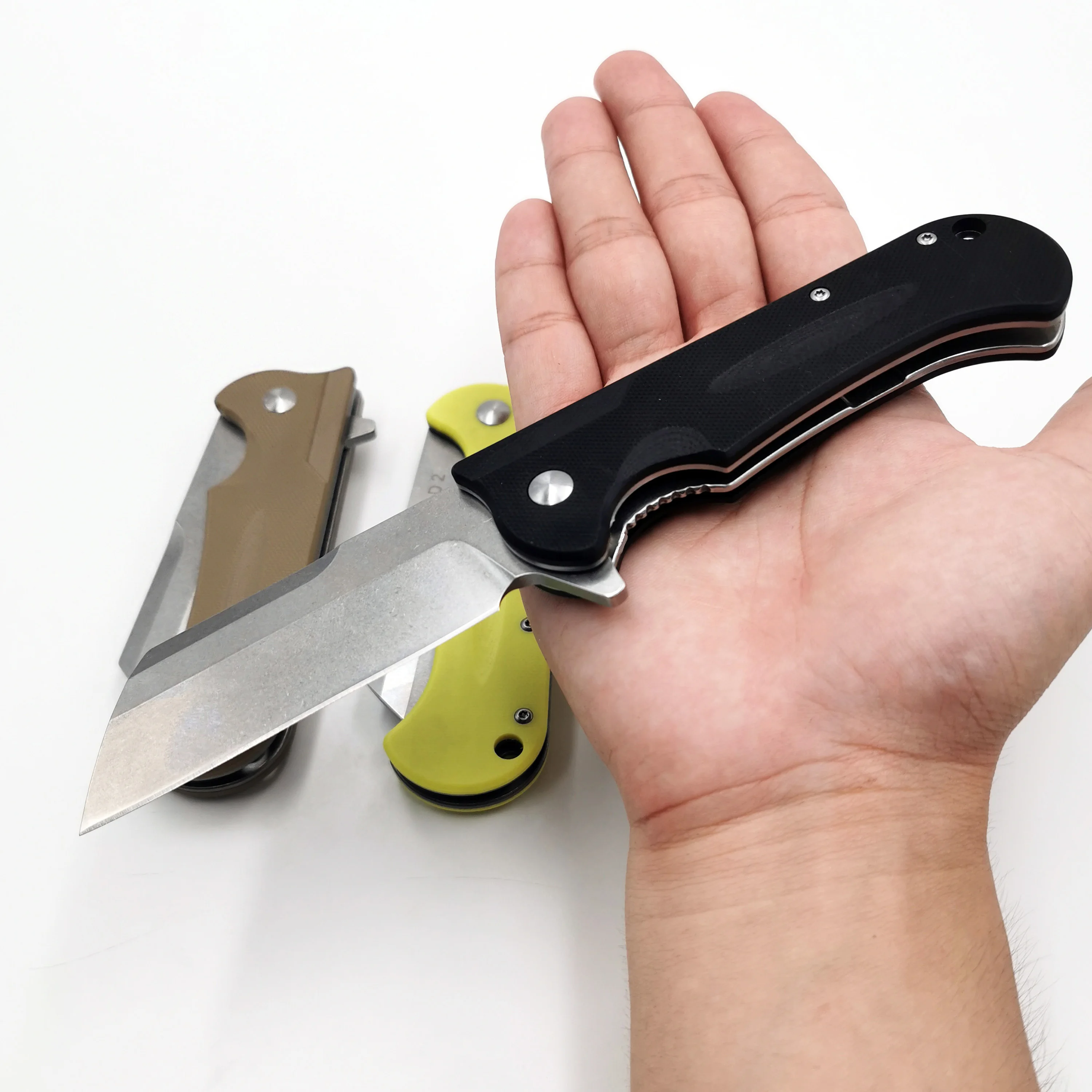 Складной нож с шариковым подшипником D2 Blade G10 ручка Флиппер армейские ножи для