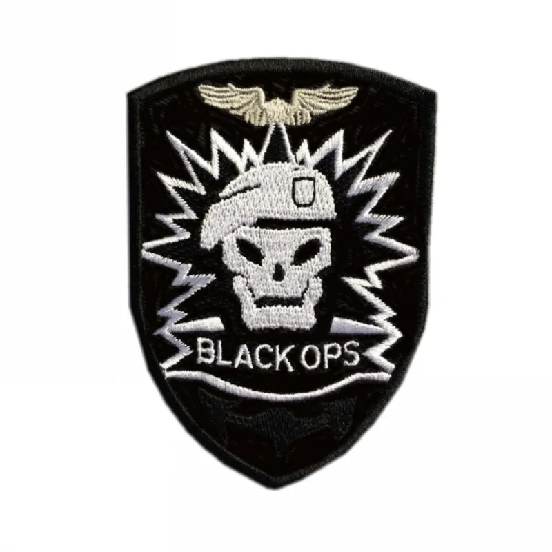 MotoPATCHES черный OPS панк мотоциклетная куртка Байкерский жилет заплатки Аксессуары