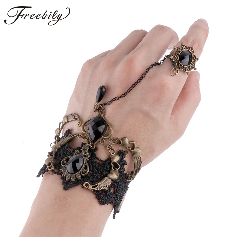 Женский винтажный браслет в стиле стимпанк | Тематическая одежда и униформа