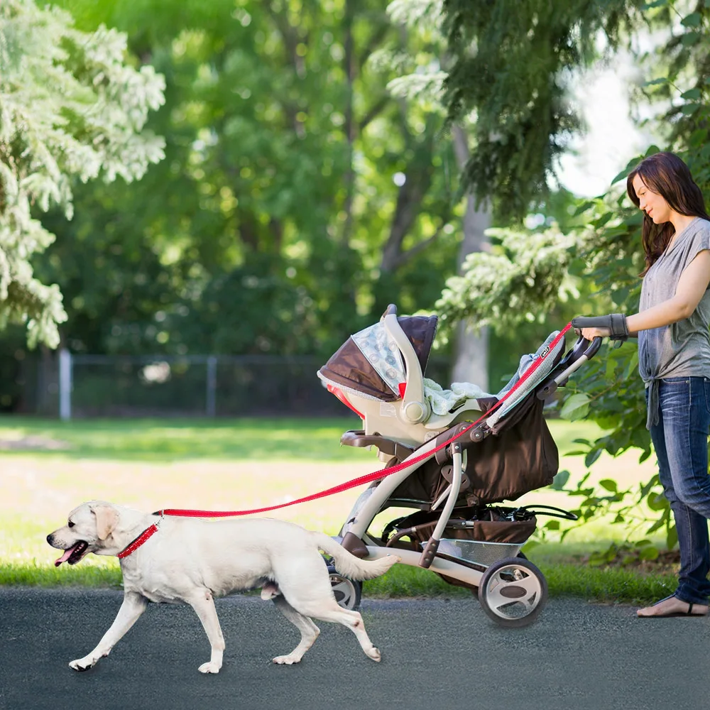 Поводок для бега собаки нейлоновый светоотражающий ремешок рук товары домашних