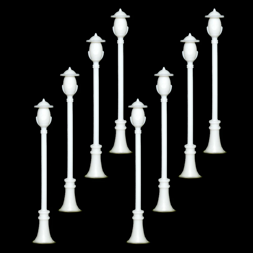 

Model Street Lamps HO Scale 1:300 Model Layout Single Head Model Lights Lamppost Landscape Light Model