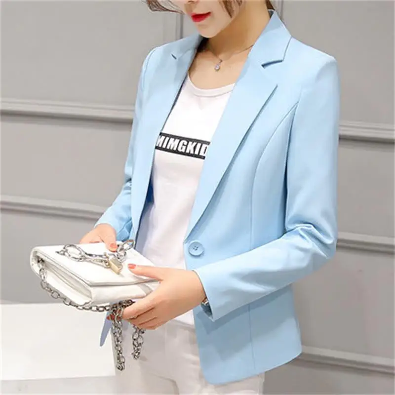 Женские блейзеры и жакеты осенние зимние кардиганы 2018 приталенные пальто с