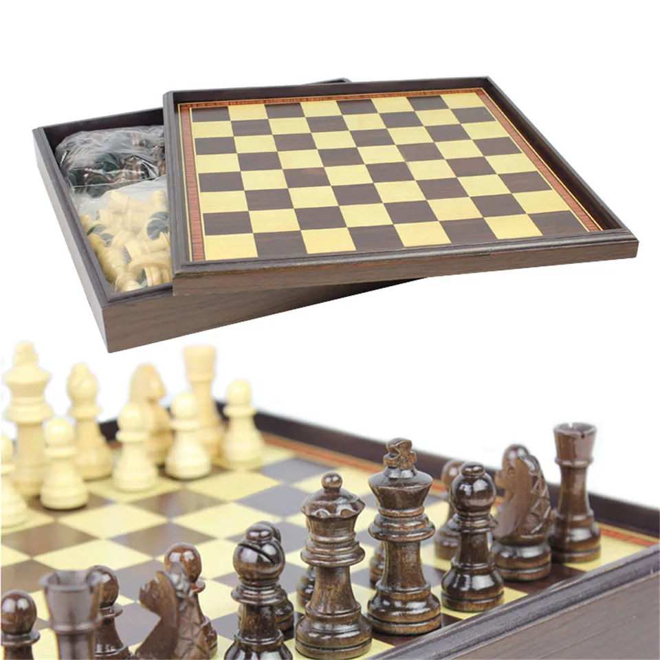 BSTFAMLY деревянная шахматная игра по международным шахматам 31*31*5 3 см коробка доска