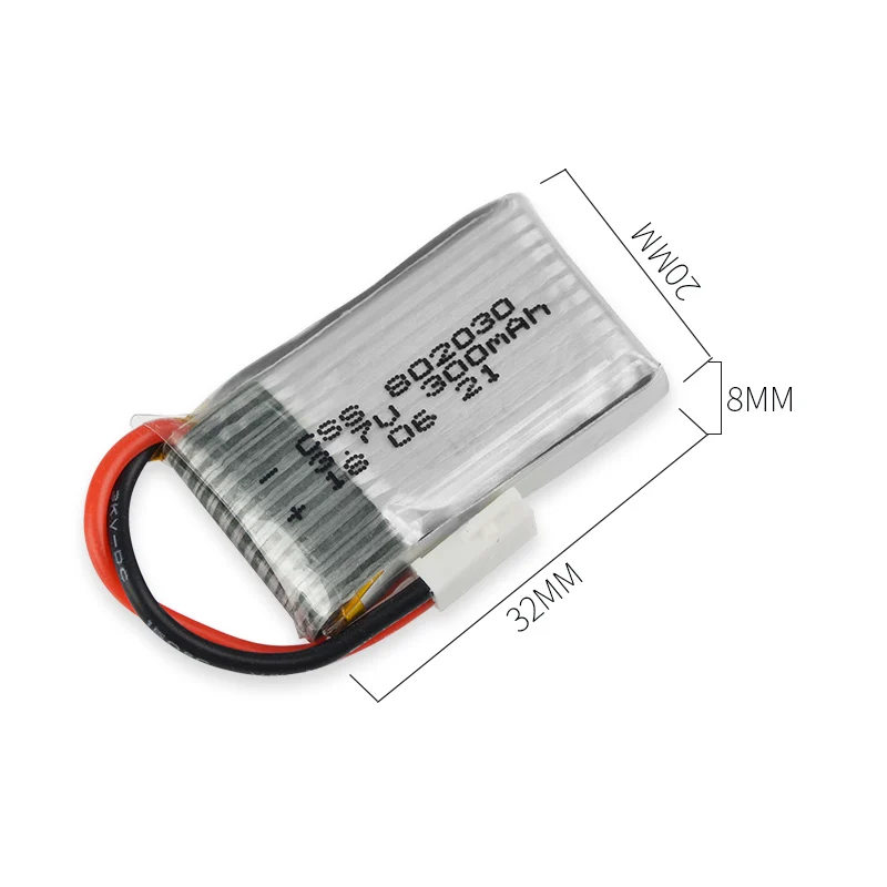 4 5 6 шт. 3 7 В 300 мАч 25C LiPo аккумулятор с балансировочным зарядным устройством 802030 для