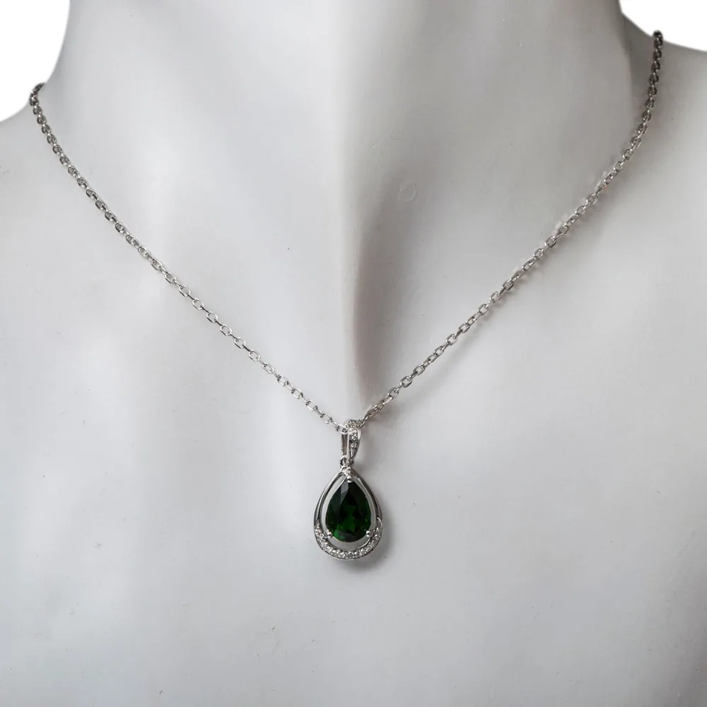 Ювелирные изделия из драгоценных камней LP твердые камни 18 К 750 белое золото