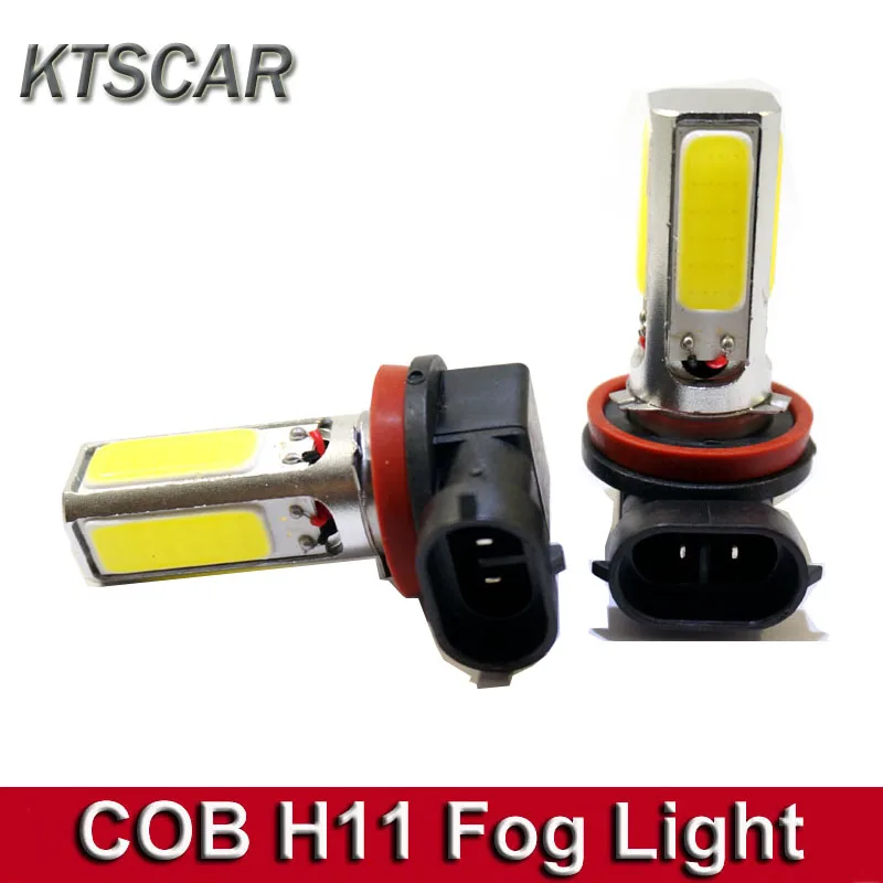 2 шт. LED COB H11 Автомобильная SMD лампа для бега 12В противотуманная фара парковки