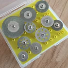 Горячее предложение! Распродажа! 10 шт алмазные отрезные диски отрезной Держите комплект колес для принадлежностей для вращающихся инструментов Dremel для резкишлифовальныйгравировальные инструменты