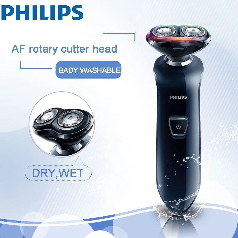 PHILIPS S510/12 электробритва Двойные головки стиральная Перезаряжаемые 100 240V Уход за