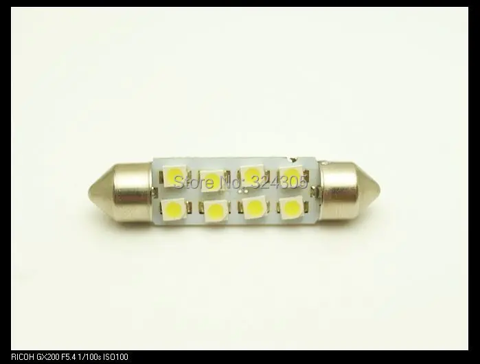 500X41 мм 1210 8 LED Автомобильный интерьер 3528 SMD свет белый Festoon номерной знак лампа