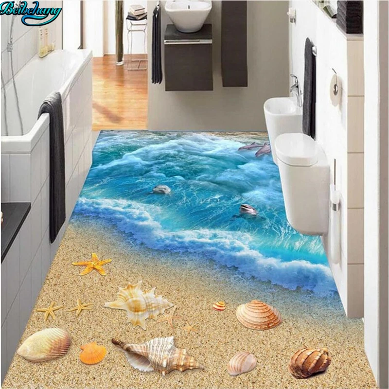 Большой пользовательский пол 3D Океанский мир гостиная спальня кухня ванная