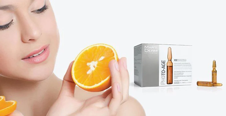 Martiderm Photo Age Platinum протеогликан ампулы Увлажняющий Укрепляющий антиоксидантный Восстанавливающий сыворотка 30x2 мл