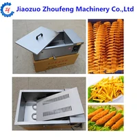 stainless steel deep fryer 12l electric frying furnace french fries fried chicken machine zf