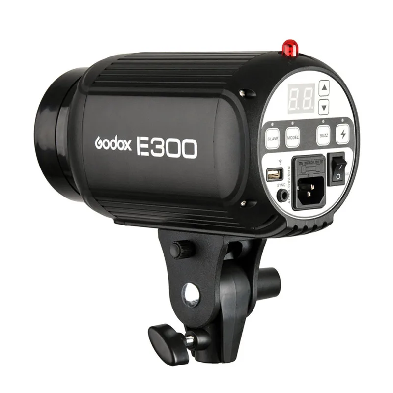 Студийный стробоскоп Godox E300 с беспроводным управлением студийный светильник 300