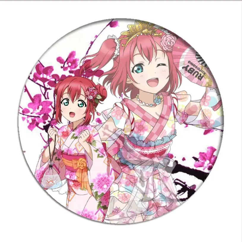 Lovelive Sunshine значок косплея таками шика брошь заколки Love Live Riko коллекция Kurosawa Ruby
