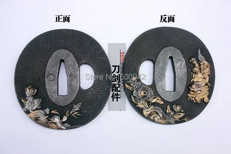 Кованый чехол подходящий для телефона kirsite Tsuba Sword Broadsword falchion Katana FOO Dog | Дом и сад
