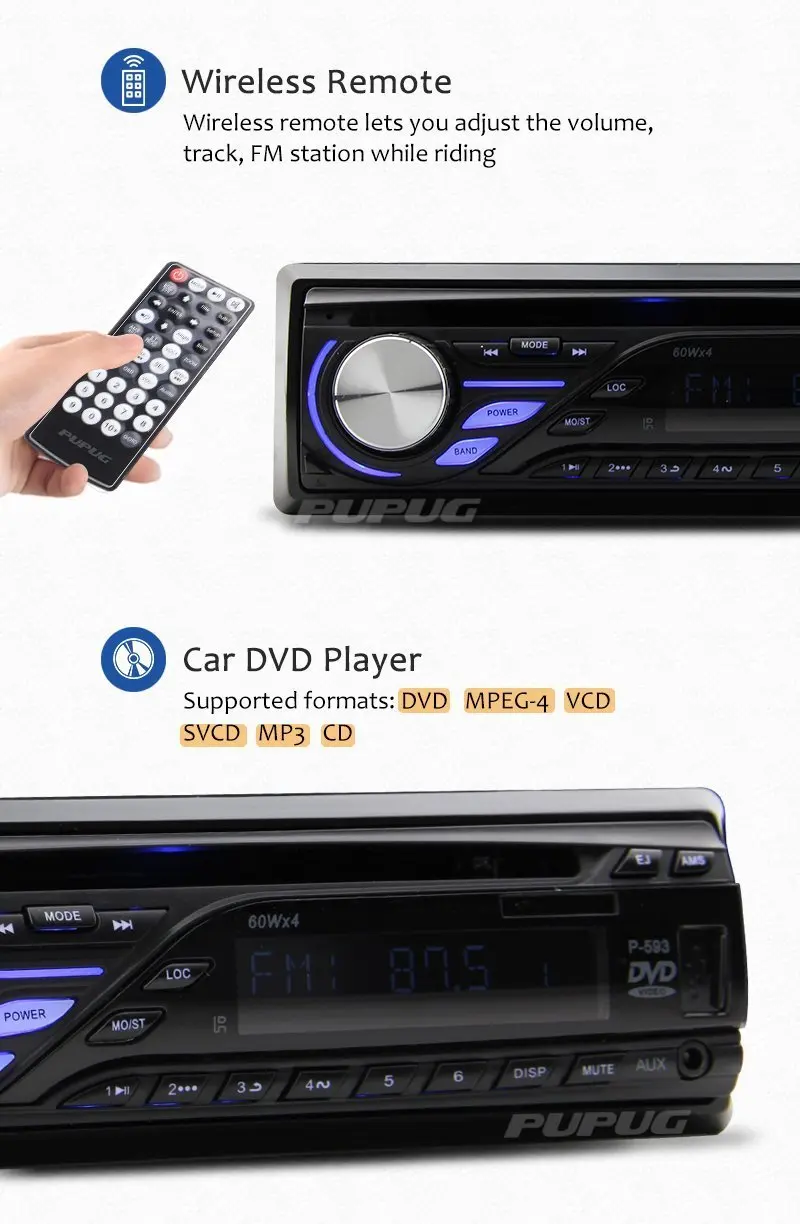 Автомобиль Музыка CD плеер 1Din аудио стерео в тире 12 В fm приемник с MP3 радио зарядка