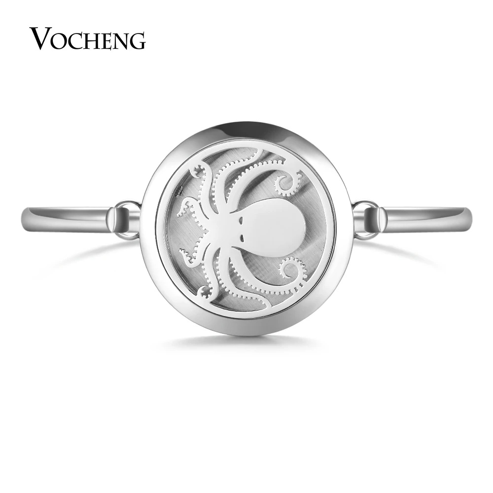 

10pcs/lot Aromatherapy Diffuser Bracelet Stainless Steel Perfume Locket Bangle without Felt Pads VA-823*10