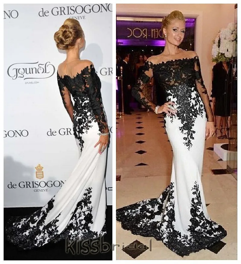 Vestido де феста лонго Новый Длинное Вечернее Платье Высокая Образным Вырезом Без